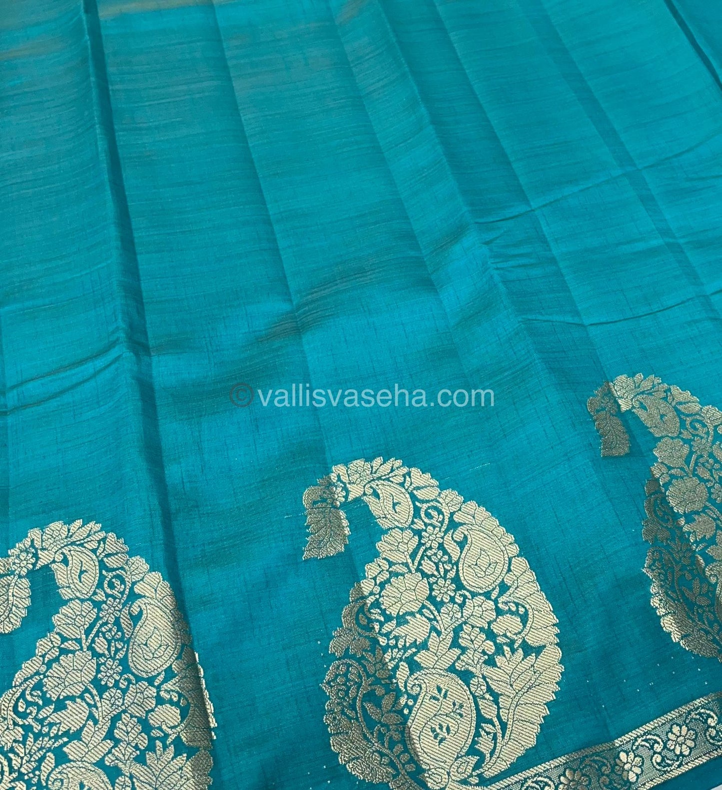 Semi Tussar Silk - Ramar Blue Shade - VVSTS002