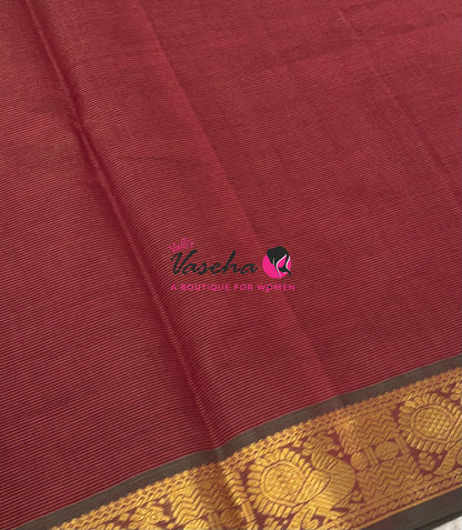 Semi Silk Cotton Saree | Vairavoosi  Design |VVSSC017