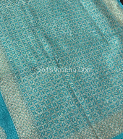 Banarasi - Heritage Silk - Semi Kathan Silk - Sky Blue Shade - VVBHS007