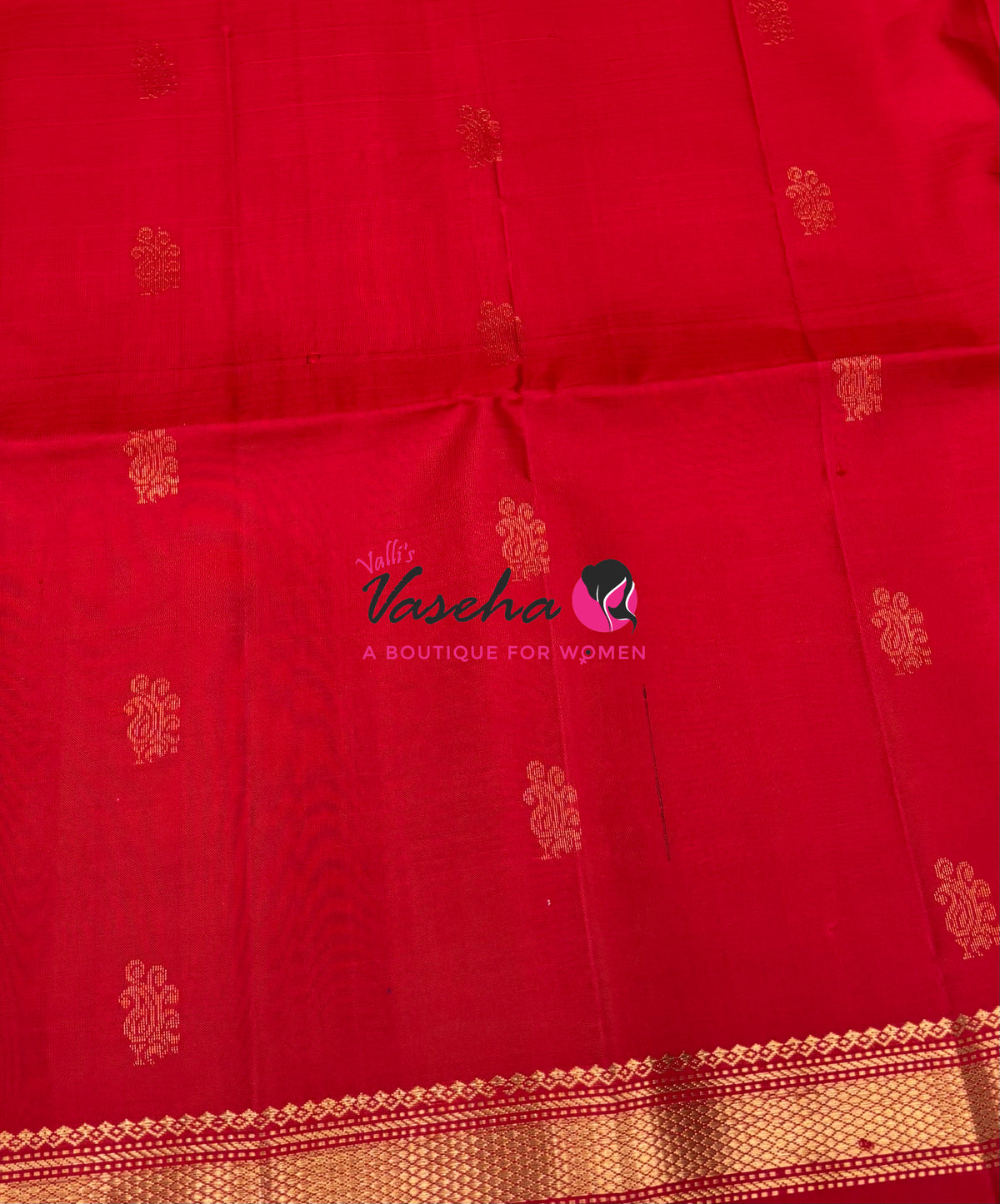 Pure Soft Silk Saree  - Red Shade - VVPSS144
