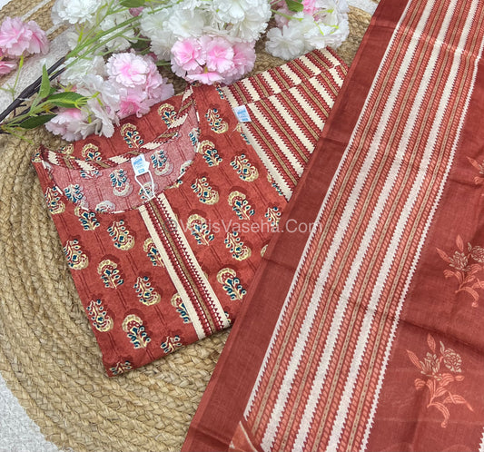 Ready Made - Salwar, Kameez & Duppatta(3pc) - Printed - VVRBS005