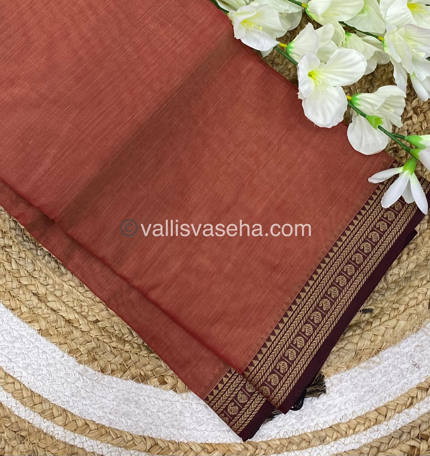 Narayanapet Mercerised Cotton Saree - VVNMC001
