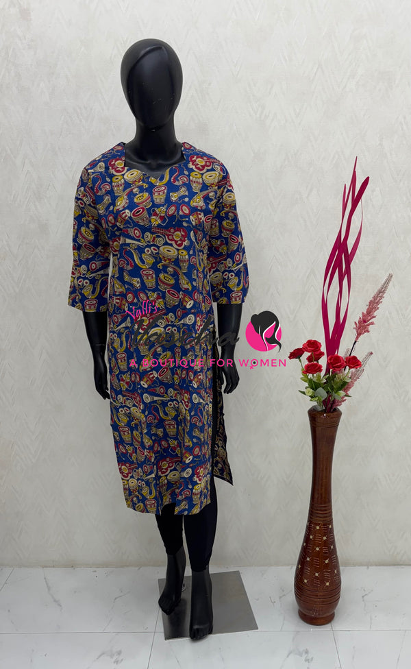 Ready Made - Kalamkari Kurti - VVRKK003