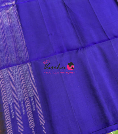 Pure Soft Silk Saree  -  Blue Shade - VVPSS129