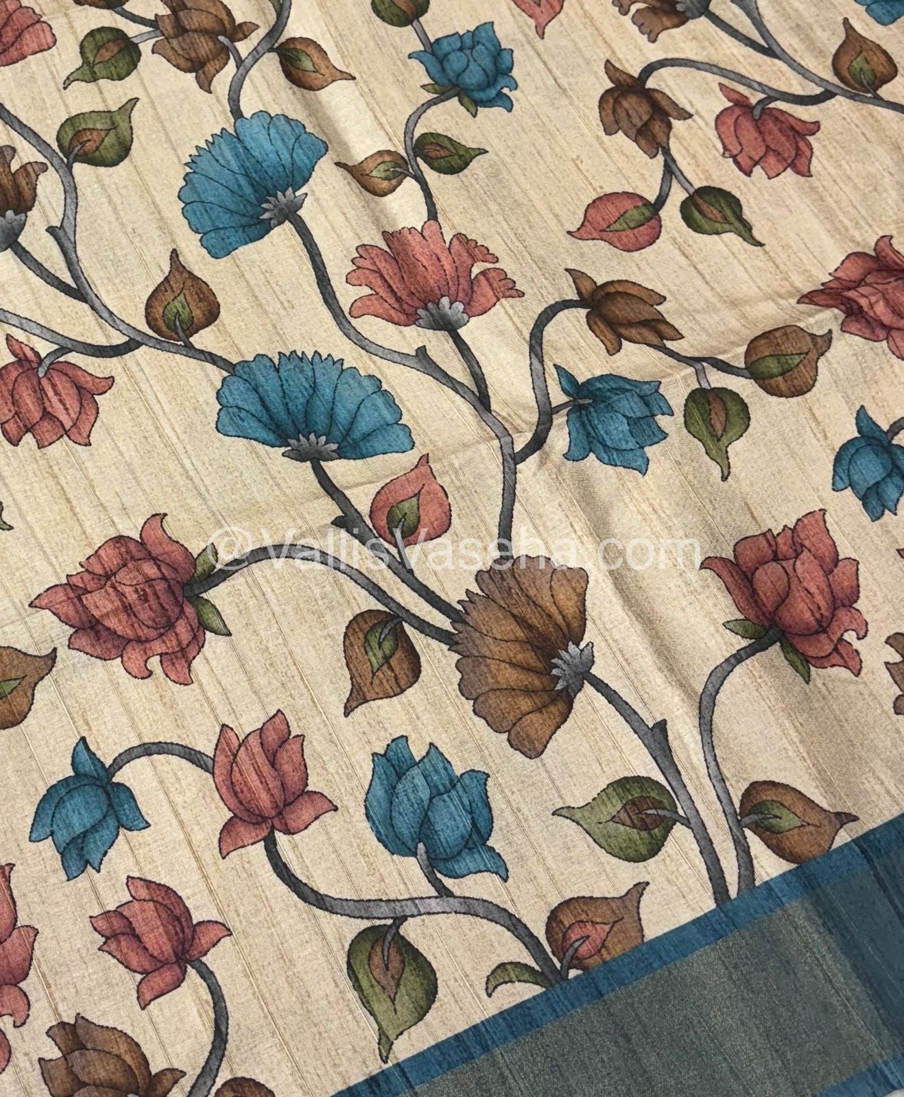 Art Silk / Semi Gicha Tussar Saree  - VVSGT003