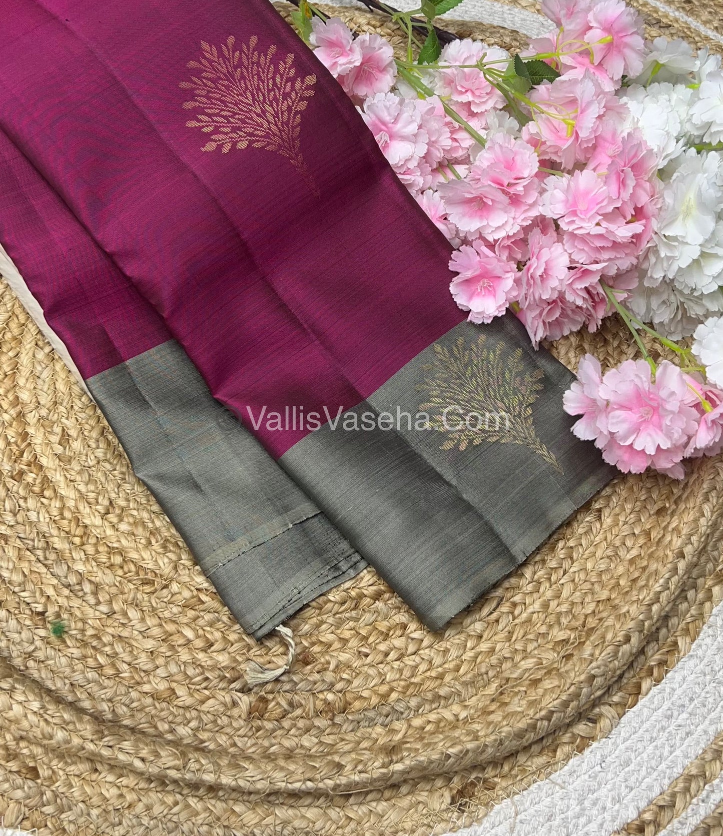 Half Mix - Pure Soft Silk Saree - VVPSS054