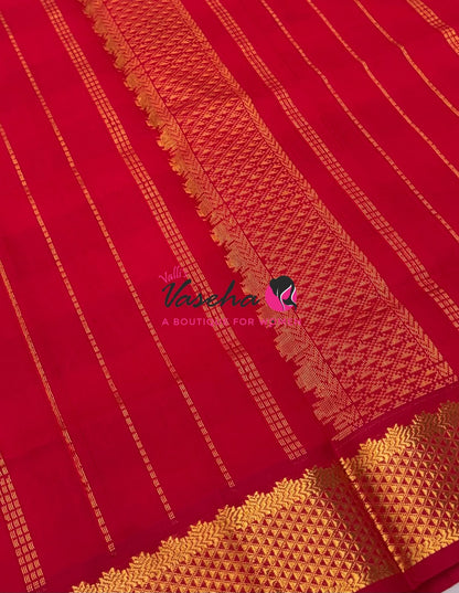 Semi Silk Cotton Saree |  Pazhum Pazhamum Checks Design |VVSSC011