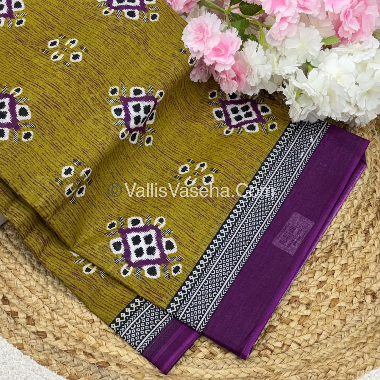 Pure Cotton Voile Saree | VVPVC001