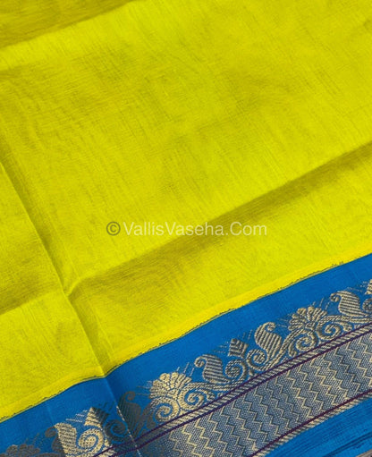 20% Offer Saree  - Pure Korvai Silk Cotton Sarees  - VVDS004