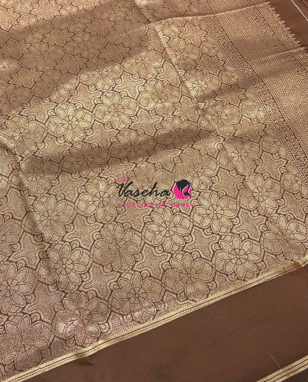 Semi Soft Silk  - Coffee Brown Shade - VVSSS041