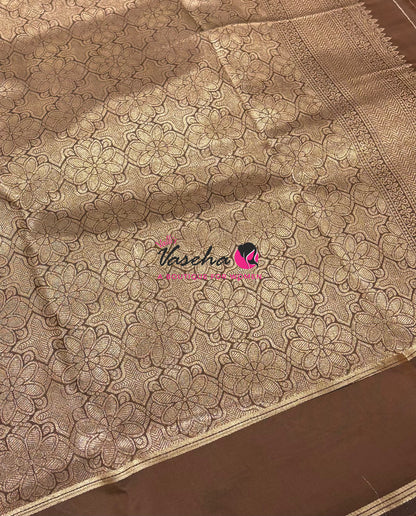 Semi Soft Silk  - Coffee Brown Shade - VVSSS041