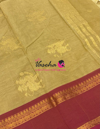 Kanchi Cotton Saree - VVKCS024