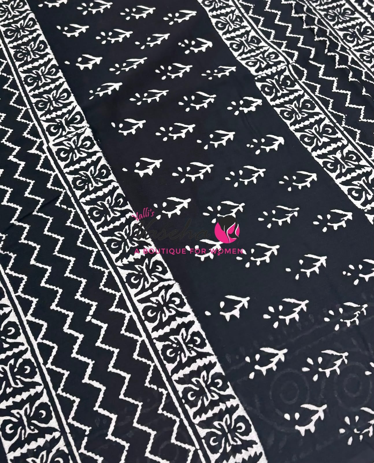 Pure Soft Mul Mul Cotton Sarees - Hand Block Prints - VVMMC009