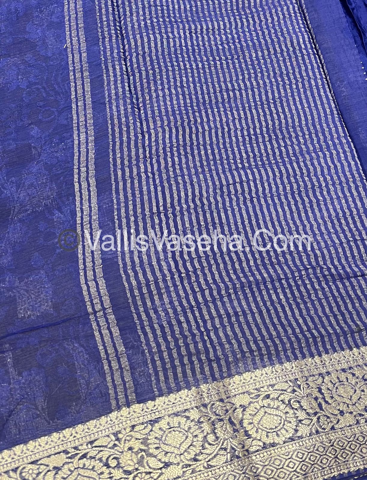 Semi Viscose / Semi Mysore Crepe Silk Variety - Embossed Design - VVSMC002