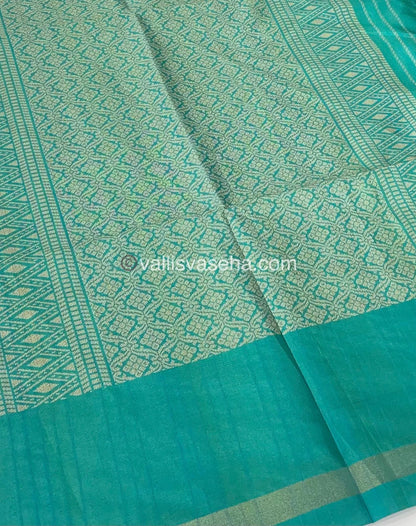 Semi Chappa Silk - Yellow & Ramar Green - VVSC002