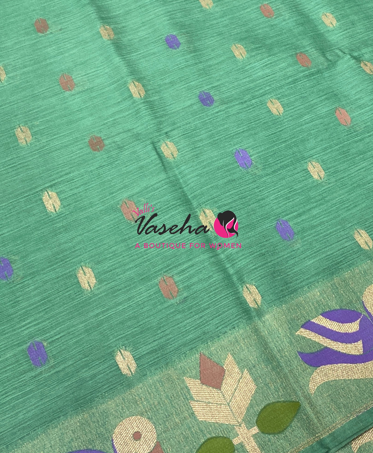 Banarasi - Heritage Meenakari Silk - Pista Green  Shade - VVBHS014