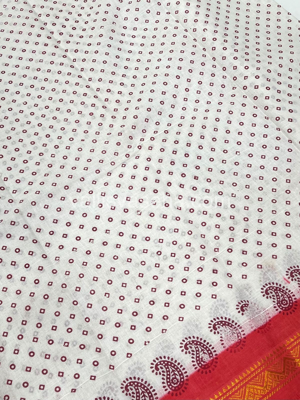 Sungudi Cotton Saree  - Bandini Print  - VVSBP001