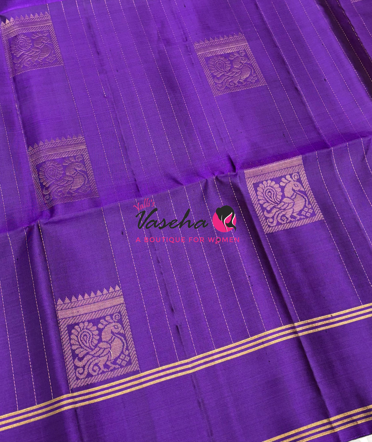 Pure Soft Silk Saree  - Purple & Light Pink Combo - VVPSS134