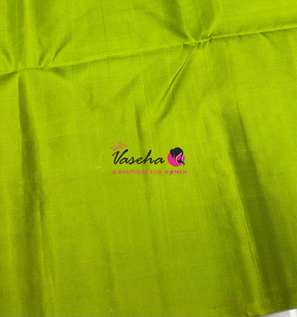 Pure Soft Silk Saree  - Pazhum Pazhamum Checks - VVPSS092