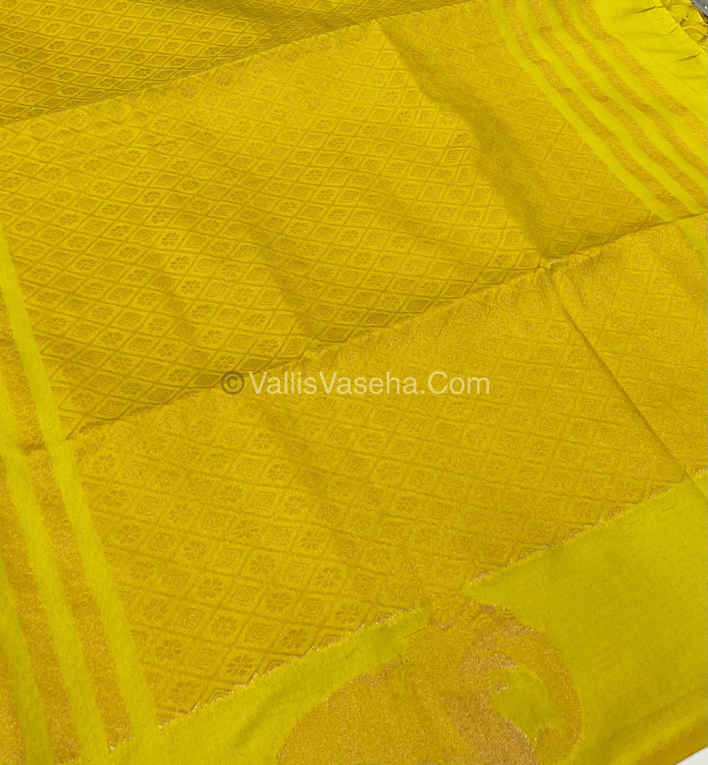 Mulberry Semi Silk - Lemon Yellow Shade - VVMSS001