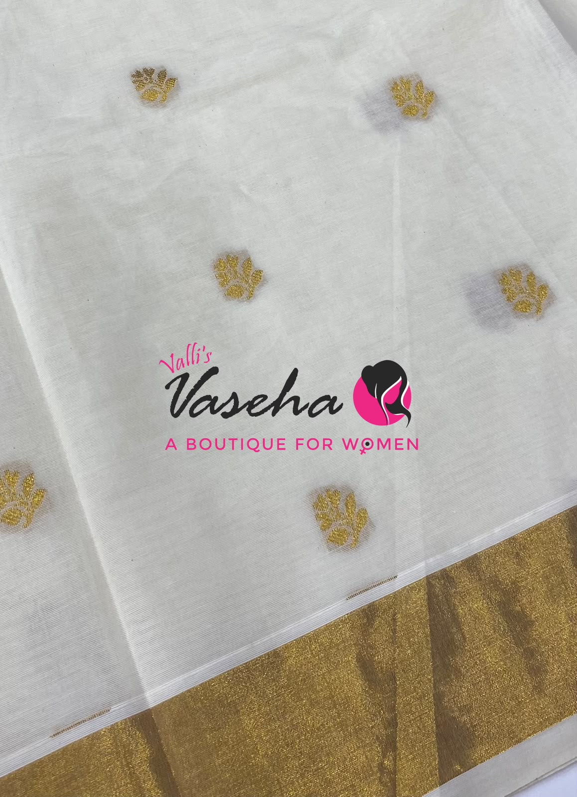 Kerala Cotton Saree - VVKCS031