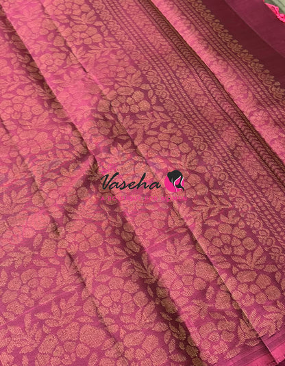 Half Mix - Pure Soft Silk Saree - VVPSS104