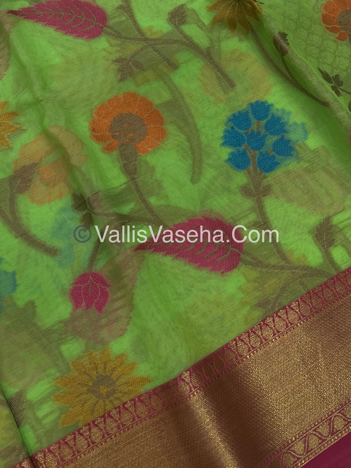 40% less - Offer Saree - semi Banarsi Saree - VVDS006