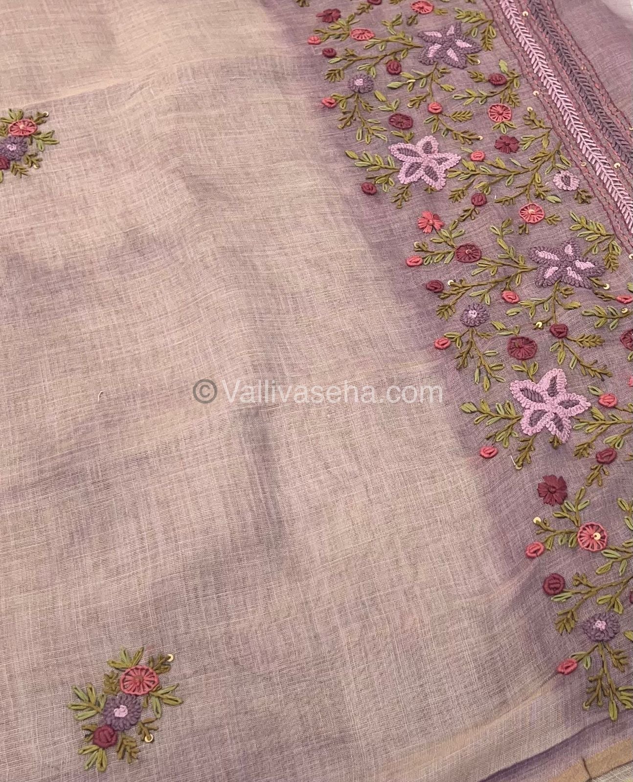 French Knot - Tissue Saree -  VVLFN001