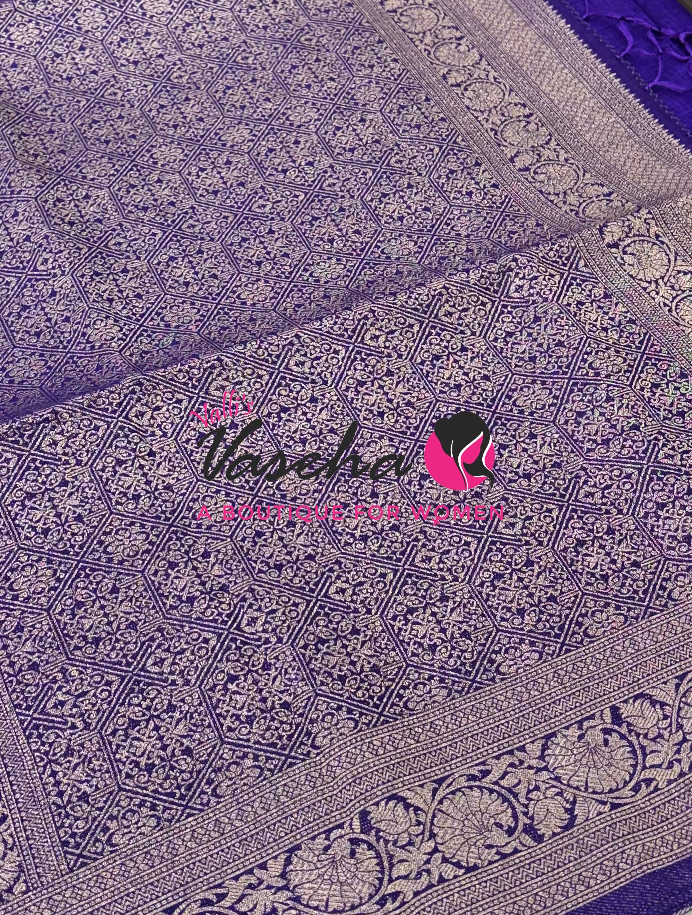 Banarasi - Heritage Silk - Semi Kathan Silk - Violetish Purple Shade - VVBHS010