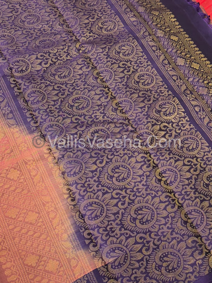 Half Mix - Pure Soft Silk Saree - VVPSS043
