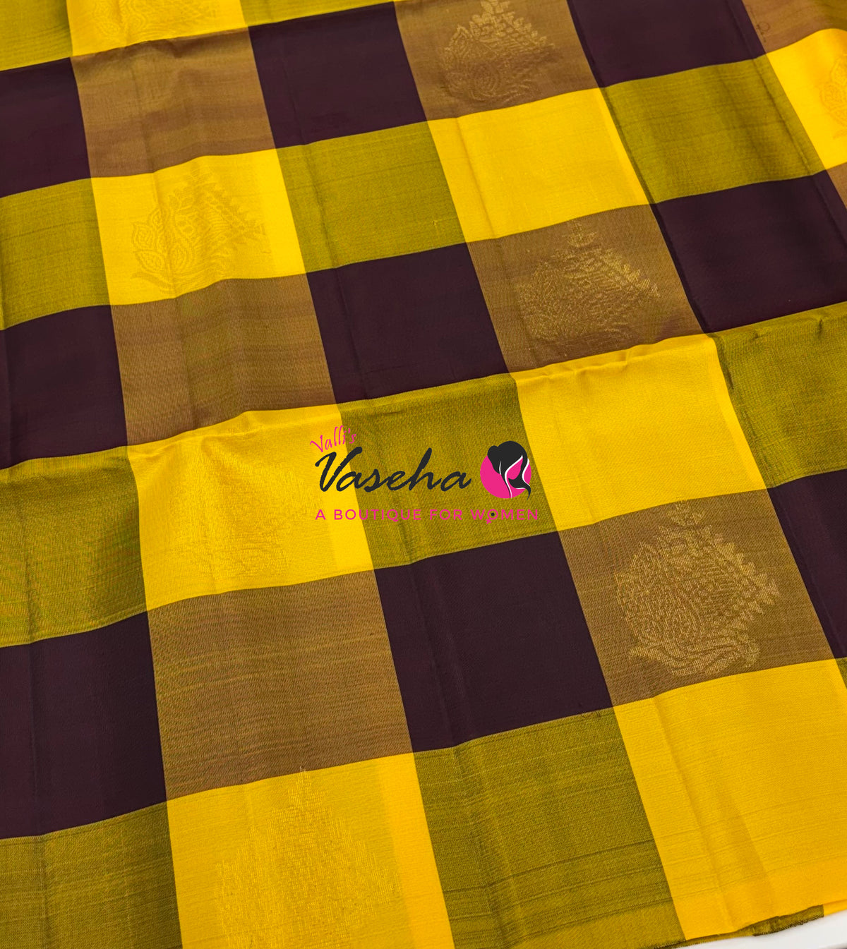 Half Mix - Pure Soft Silk Saree - Pazhum Pazhamum Checks - VVPSS157