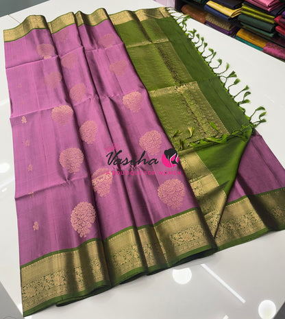 Pure Soft Silk Saree - Kanchi Border - VVPSS033