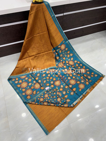 Art Silk / Semi Gicha Tussar Saree  - VVSGT002