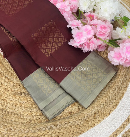 Half Mix - Pure Soft Silk Saree - VVPSS030