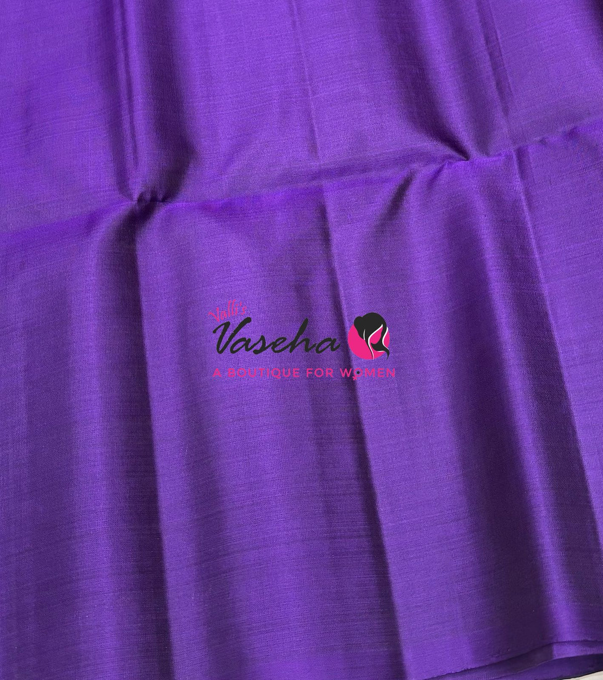 Pure Soft Silk Saree  - Border Less  - Violetish Purple Shade - VVPSS102