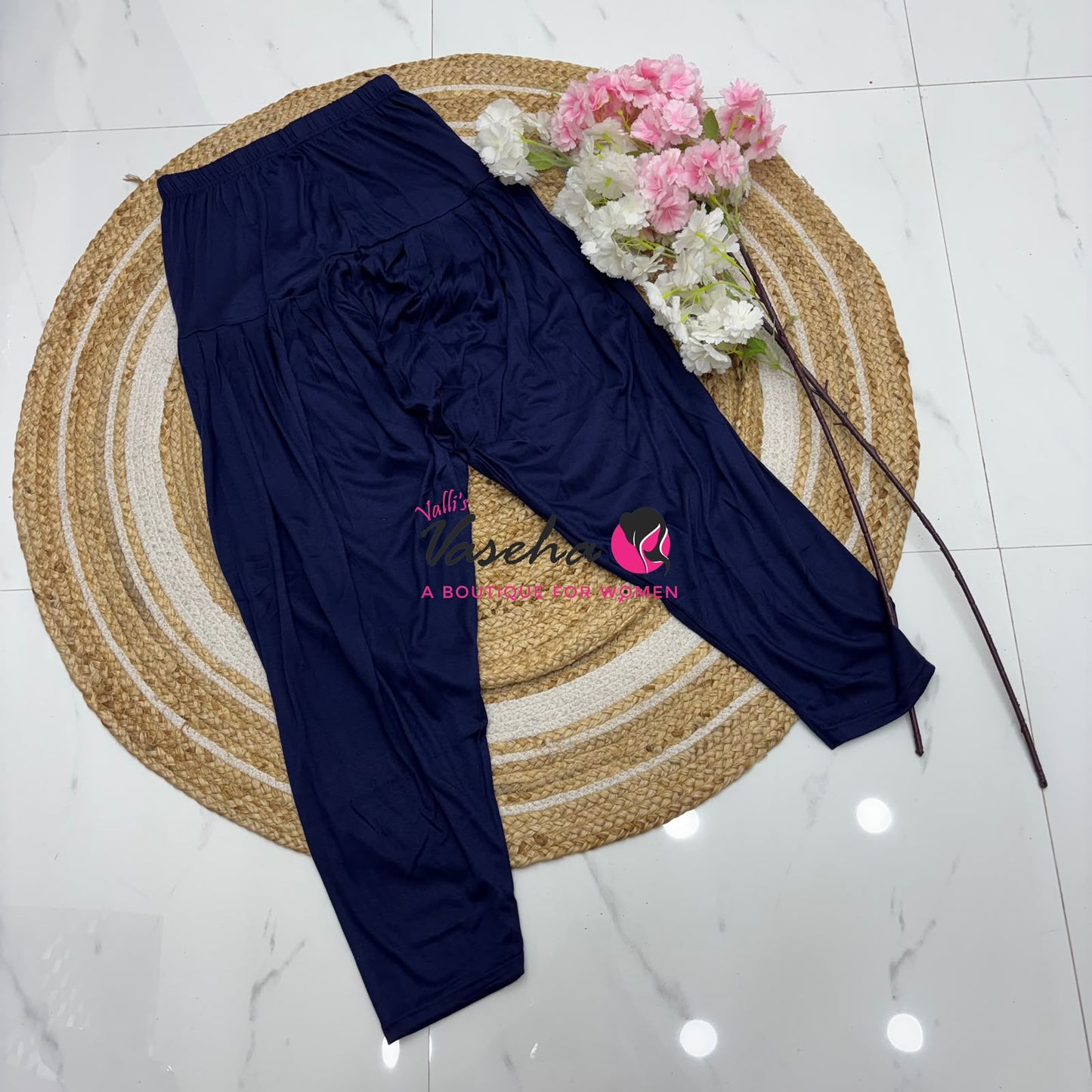 Semi Patiyala - Navy Blue Shade - VVSP001