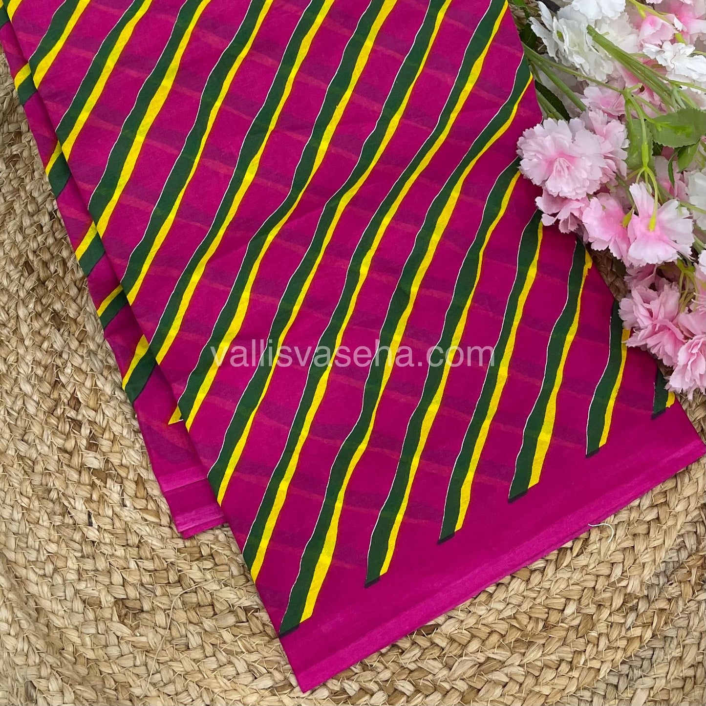 Pure Soft Mul Mul Cotton Sarees - Hand Block Prints - VVMMC008