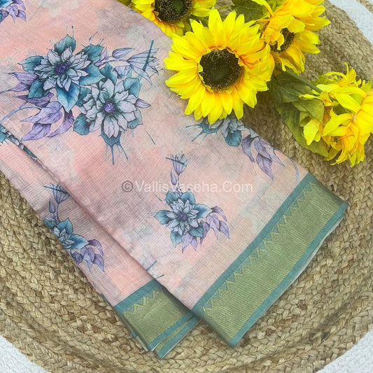 Mangalgiri Silk| Floral Prints | VVMS001