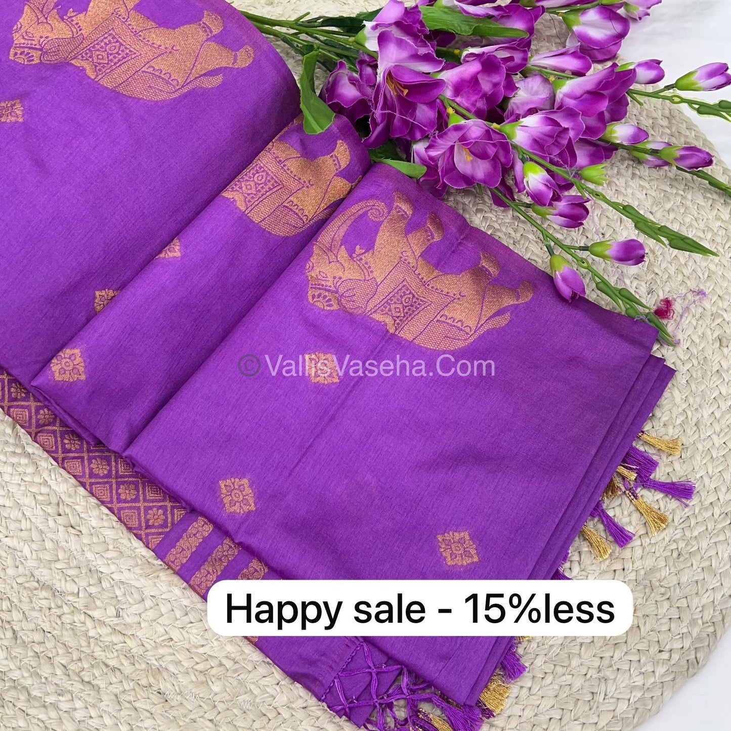 Mulberry Semi Silk - Light Lavender Shade - VVMSS001