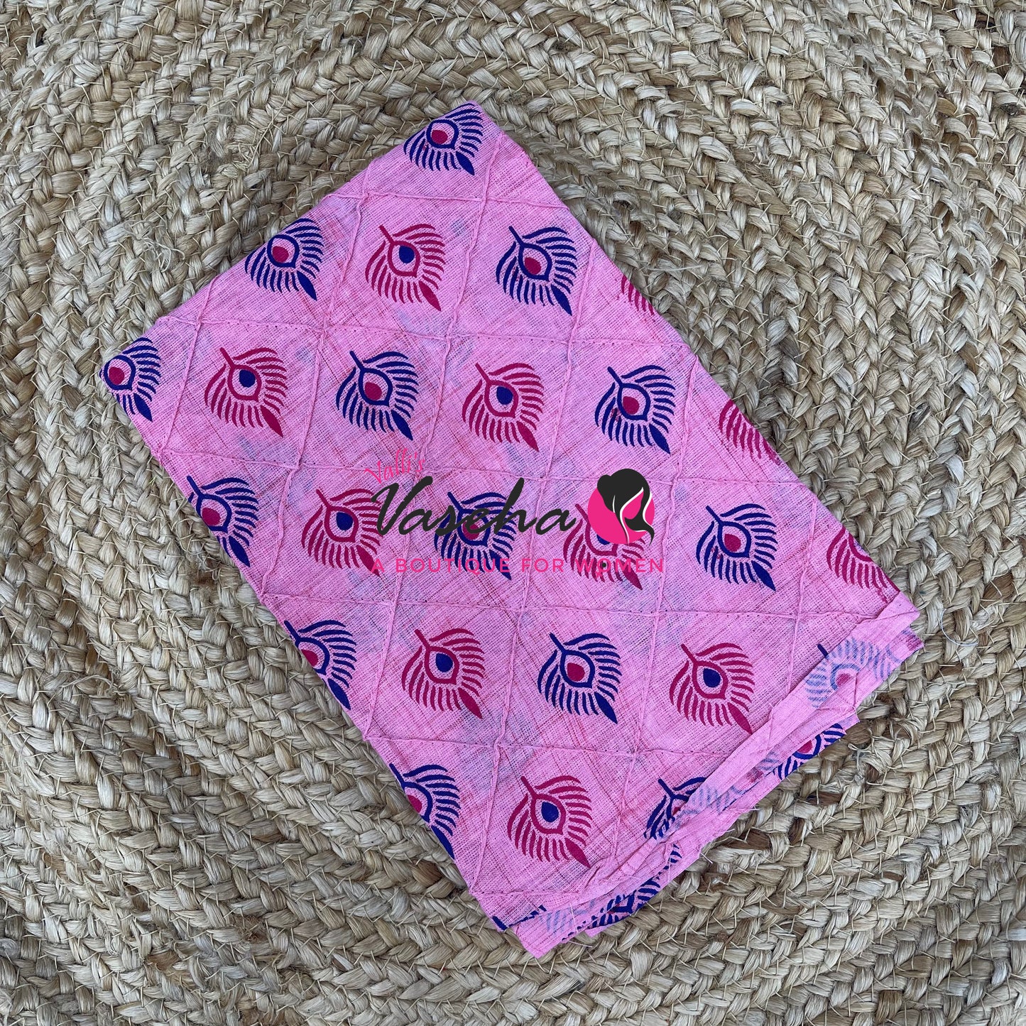 Blouse Bit - Pure Cotton -  print Diamond - 1 mtr - VVBB001