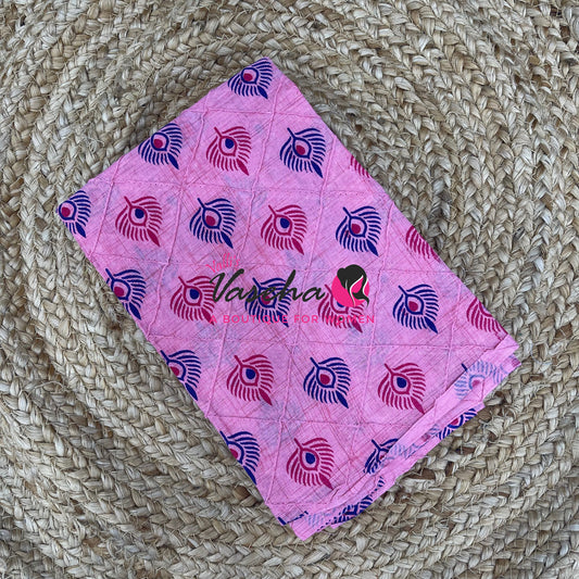 Blouse Bit - Pure Cotton -  print Diamond - 1 mtr - VVBB001