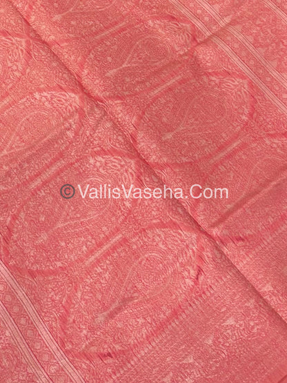 Fancy Saree - Mixed Variety - Peach Shade - VVFBS001