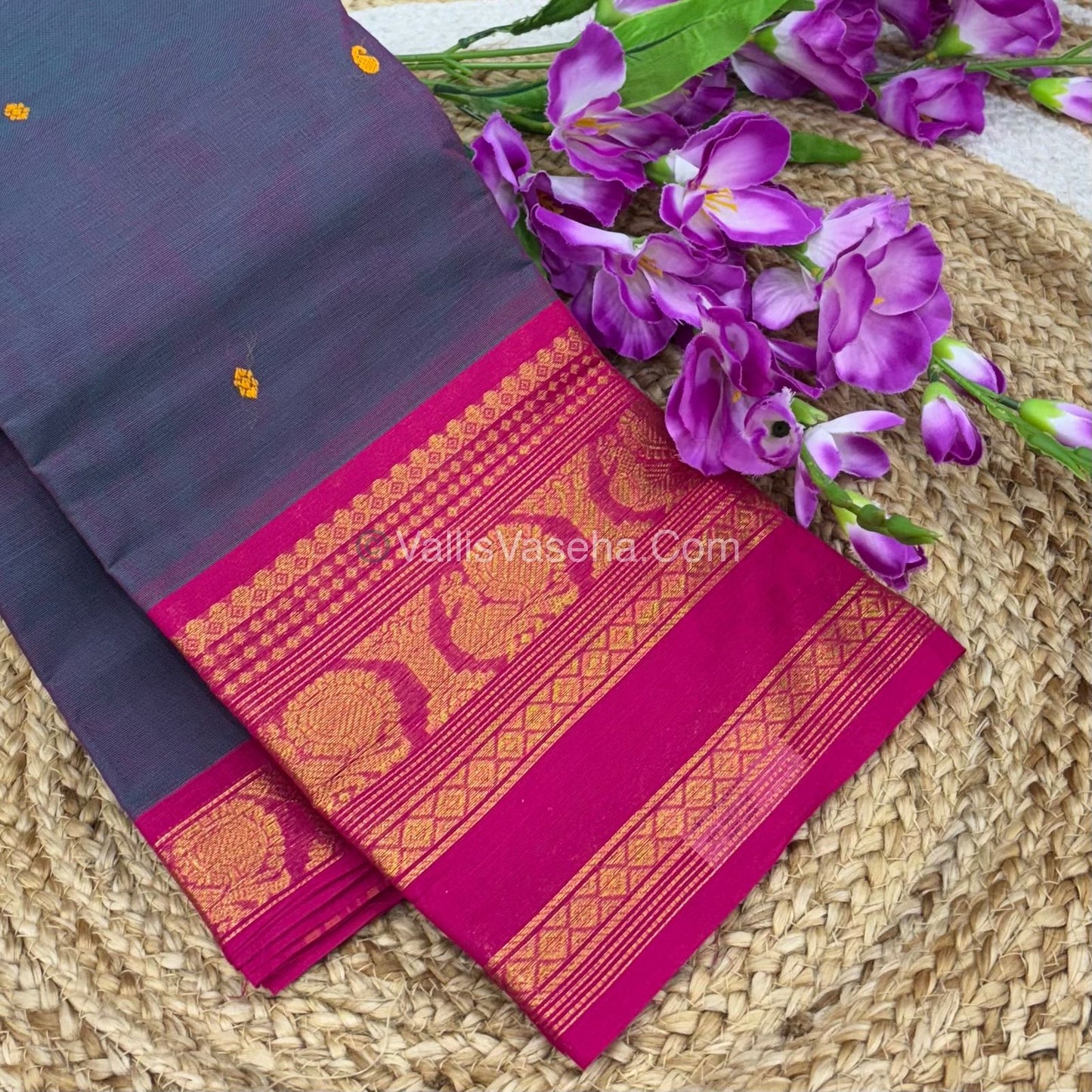 Kanchi Cotton Saree - VVKCS012