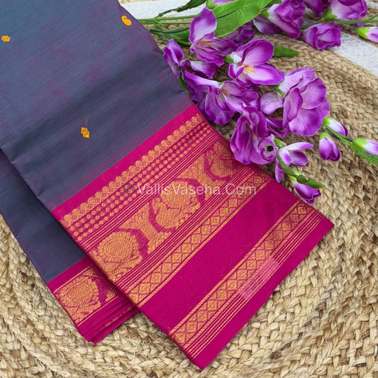 Kanchi Cotton Saree - VVKCS012