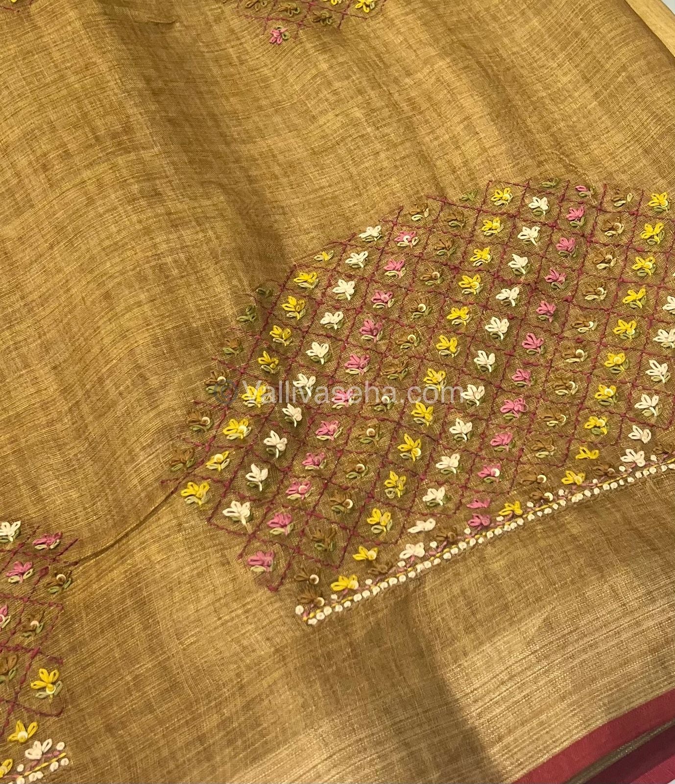 French Knot - Tissue Saree -  VVLFN001