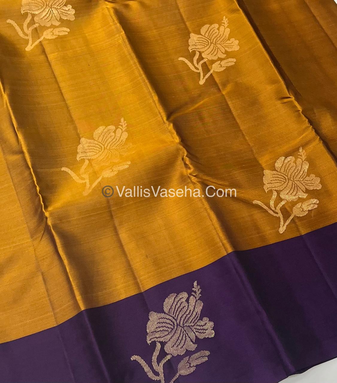 Half Mix - Pure Soft Silk Saree - VVPSS040