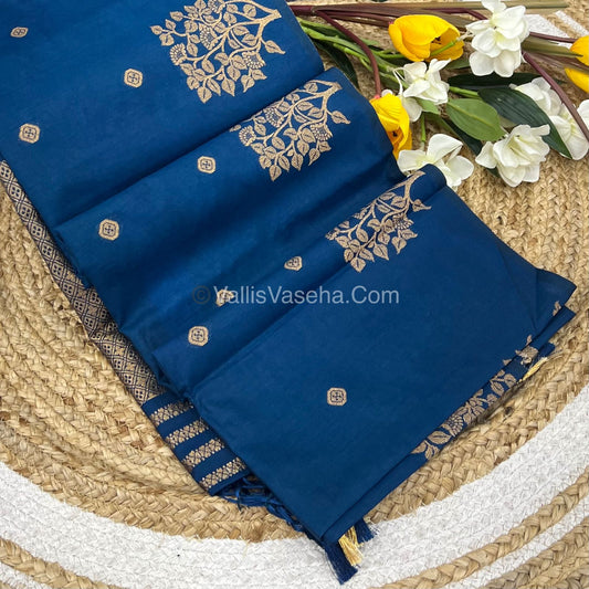 Mulberry Semi Silk - Blue Shade - VVMSS002