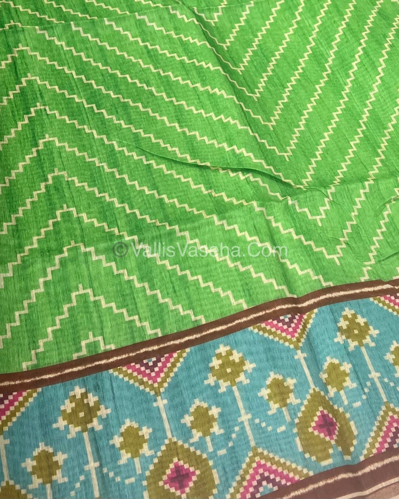 Semi Tussar Saree  - VVSTS009