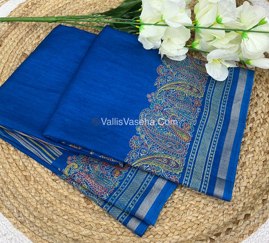 Casual Wear - Fancy Mixed Cotton - Light Blue Shade - VVFMC001