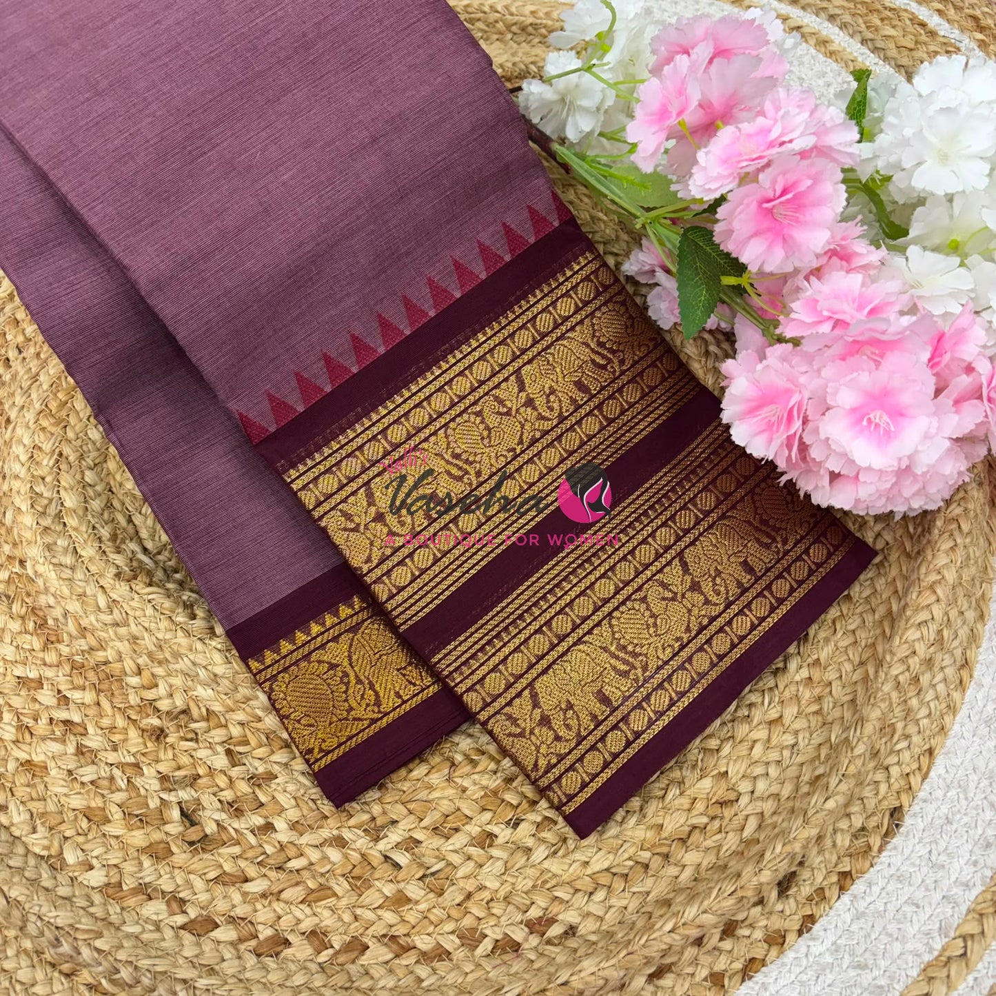 Kanchi Cotton Saree - VVKCS019